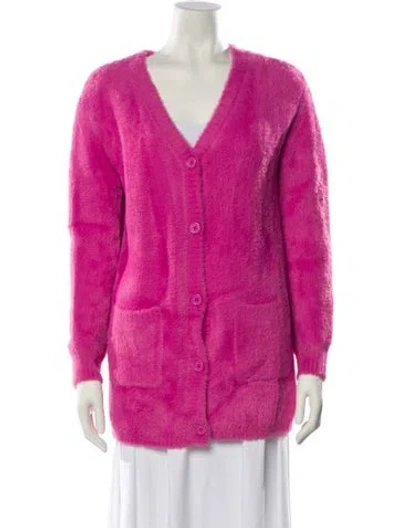 Pre-owned Ser.o.ya V-neck Sweater In Pink