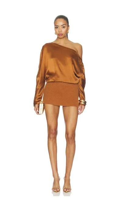 Ser.o.ya Wally Dress In Brown