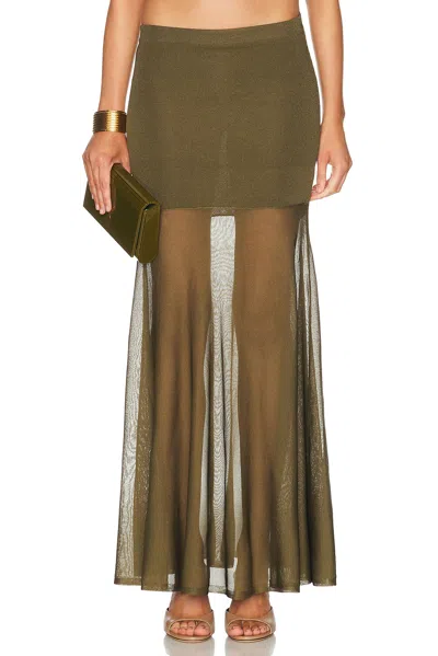 Ser.o.ya Whitney Skirt In Olivewood