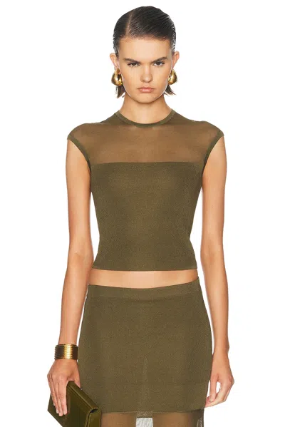 Ser.o.ya Whitney Top In Olivewood