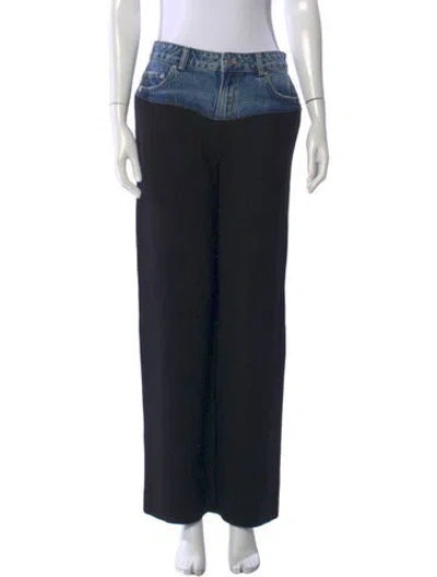 Pre-owned Ser.o.ya Wide Leg Pants In Black