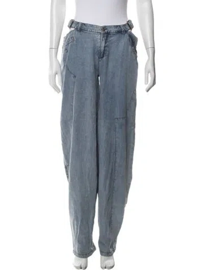Pre-owned Ser.o.ya Wide Leg Pants In Blue