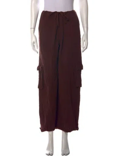 Pre-owned Ser.o.ya Wide Leg Pants In Brown