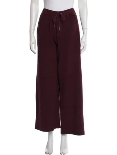 Pre-owned Ser.o.ya Wide Leg Pants In Burgundy
