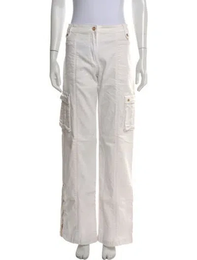 Pre-owned Ser.o.ya Wide Leg Pants In White