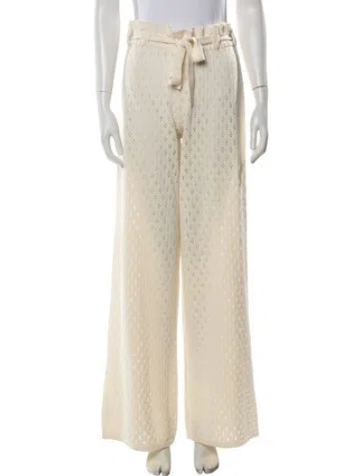 Pre-owned Ser.o.ya Wide Leg Pants In Yellow