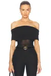 Ser.o.ya Willa Bodysuit In Black
