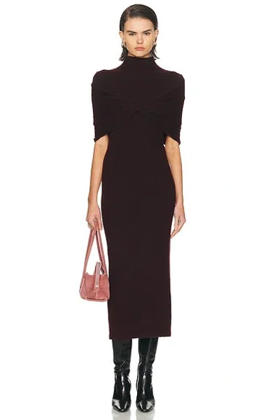 Ser.o.ya Wisteria Dress In Burgundy