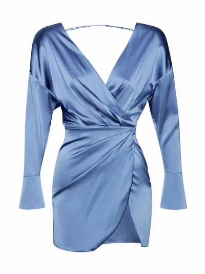 Ser.o.ya Women's Alisa Silk Dress In Country Blue