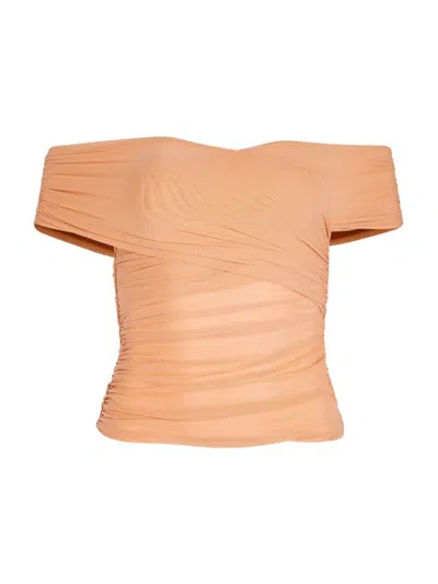 Ser.o.ya Women's Aruba Mesh Top In Caramel