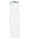 Ser.o.ya Women's Blanche Knit Denim Dress In White Coastline