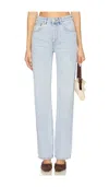 Ser.o.ya Brooklyn High Rise Straight Jean In Blue