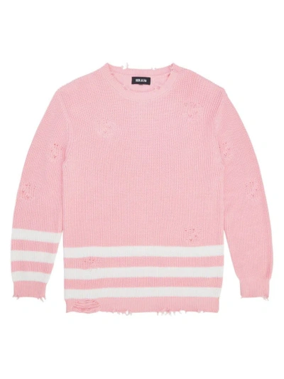 Ser.o.ya Women's Devin Sweater In Baby Pink White