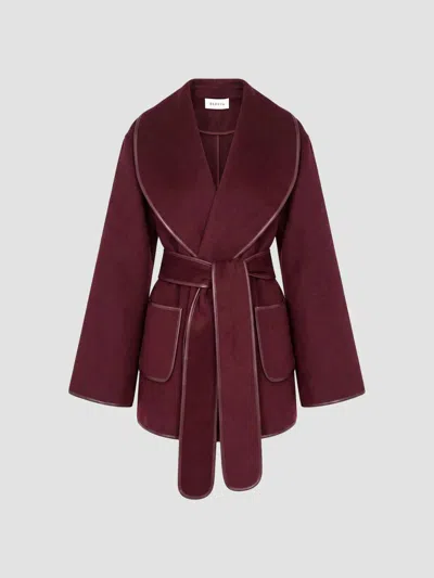 Ser.o.ya Women's Dulcetta Wool-blend Coat In Burgundy