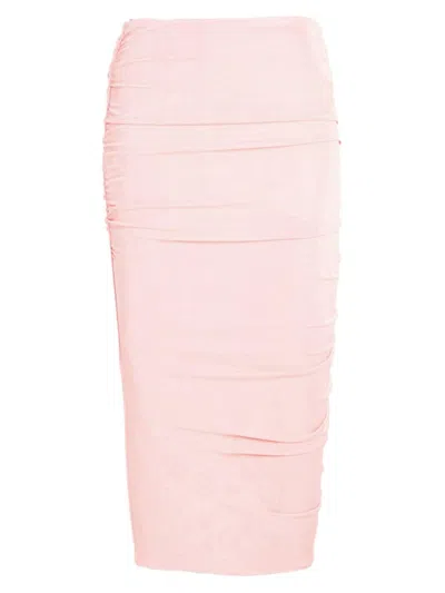 Ser.o.ya Women's Julia Midi Skirt In Powder Pink
