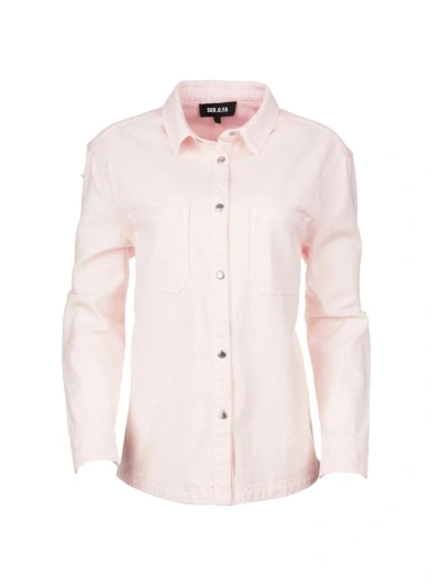 Ser.o.ya Women's Mariel Shirt In Bleach Pink