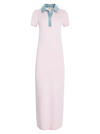 Ser.o.ya Reyes Knit Midi Dress In Pink