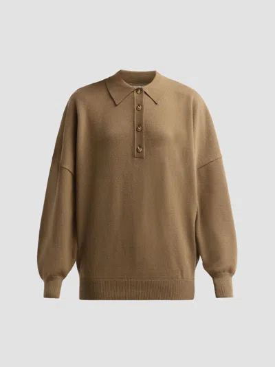 Ser.o.ya Women's Vespen Collared Sweater In Olivewood