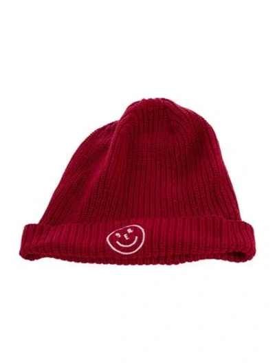 Pre-owned Ser.o.ya Womens' Cotton Beanie In Red