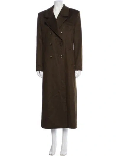 Pre-owned Ser.o.ya Wool Coat In Brown