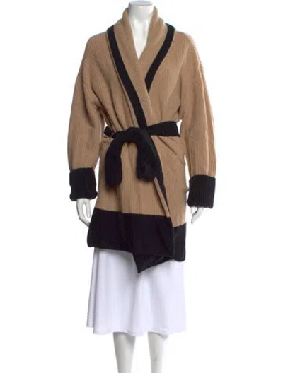 Pre-owned Ser.o.ya Wool Striped Sweater In Neutral