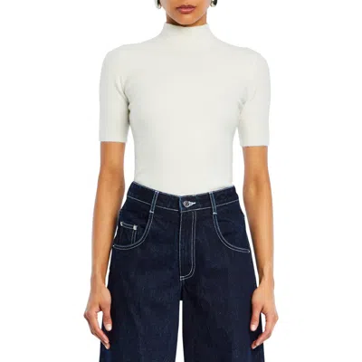Ser.o.ya Yael Knit Top In Eggshell