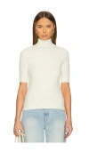 Ser.o.ya Yael Knit Top In Eggshell