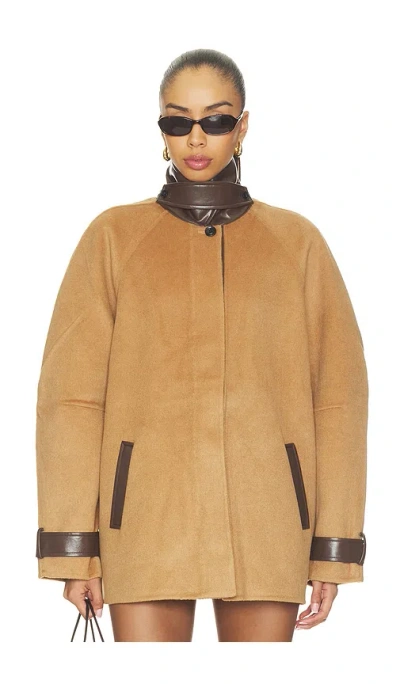 Ser.o.ya Yanna Coat In Brown
