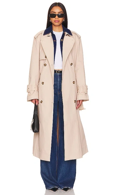 Ser.o.ya York Trench Coat In 牛津