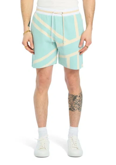 Ser.o.ya Zeppelin Short In Seaglass/pale Yellow