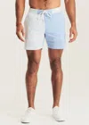 Ser.o.ya Ziggy Shorts In Stripe Combo In Blue