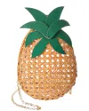 Serpui Ananas Clutch In Brown