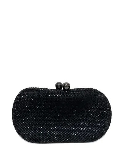 Serpui Bean Clutch Bag In Black