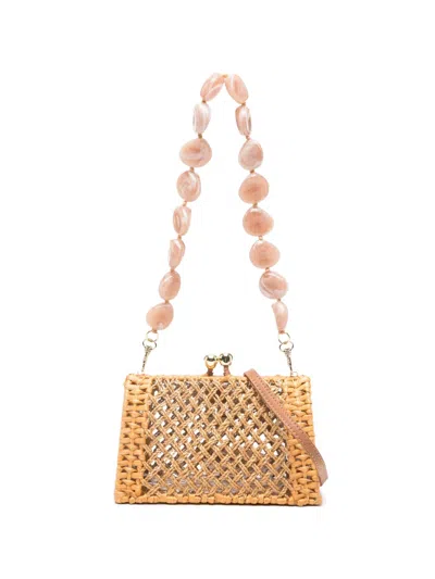 Serpui Candy Tracy Shoulder Bag In Yellow