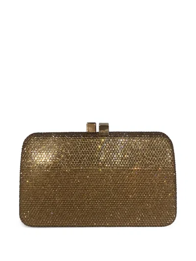 Serpui Celine Clutch Bag In Gold