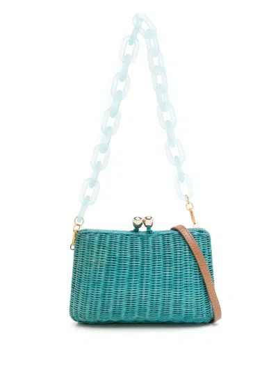 Serpui Charlotte Clutch Aus Korbgeflecht