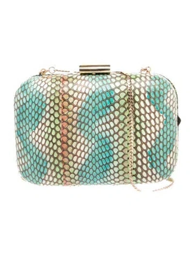 Pre-owned Serpui Clutch In Neutrals