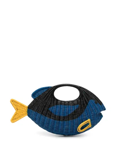 Serpui Daniel Beach Bag In Blue