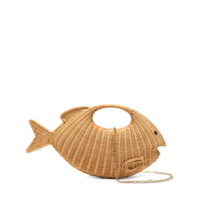 Serpui Daniel Fish Tote Bag In Neutral