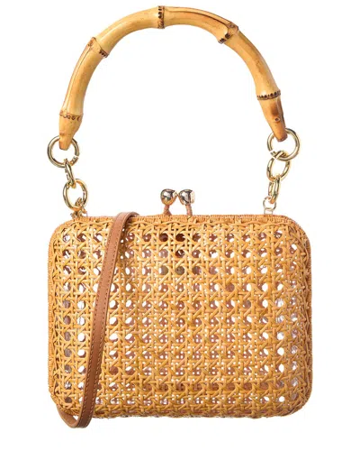 Serpui Giulia Om Top Handle Bag In Brown