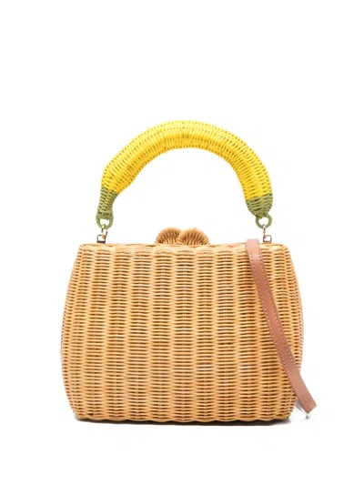 Serpui Ivy Wk Tote Bag In Yellow