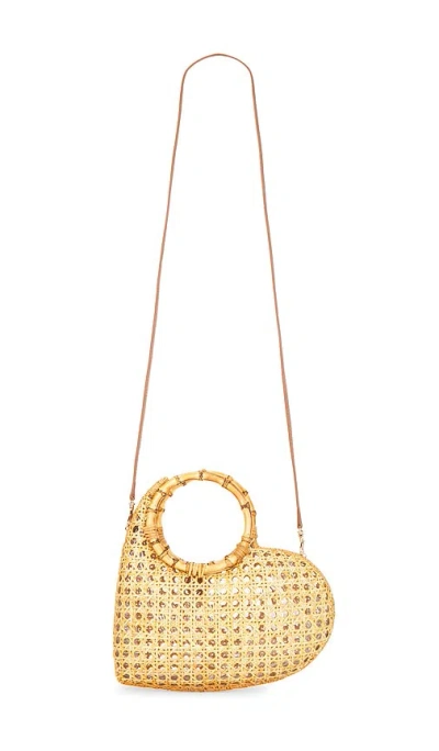 Serpui Marie Heart Top Handle Bag