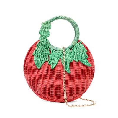 Serpui Mediterranean Tomato Tote Bag In Multi