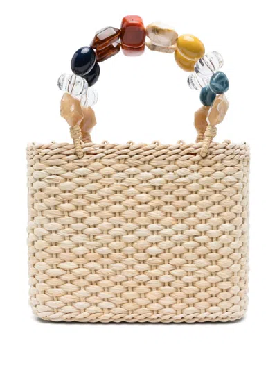 Serpui Noor Bu Tote Bag In Neutrals