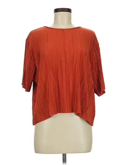 Pre-owned Serra 3/4 Sleeve T-shirt In Orange