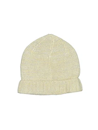 Pre-owned Serra Beanie Hat In Ivory