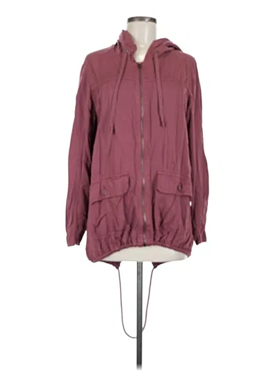 Pre-owned Serra Cardigan Sweater In Burgundy