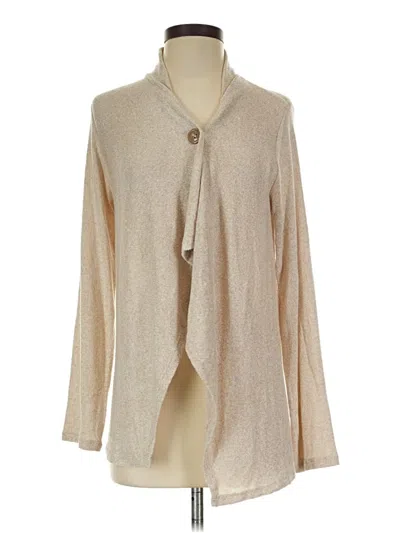 Pre-owned Serra Cardigan Sweater In Tan