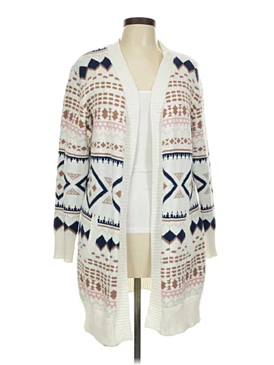 Pre-owned Serra Cardigan Sweater In White