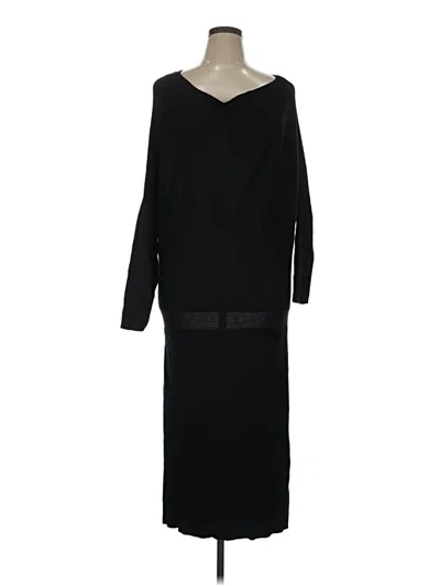 Pre-owned Serra Casual Dress In Black